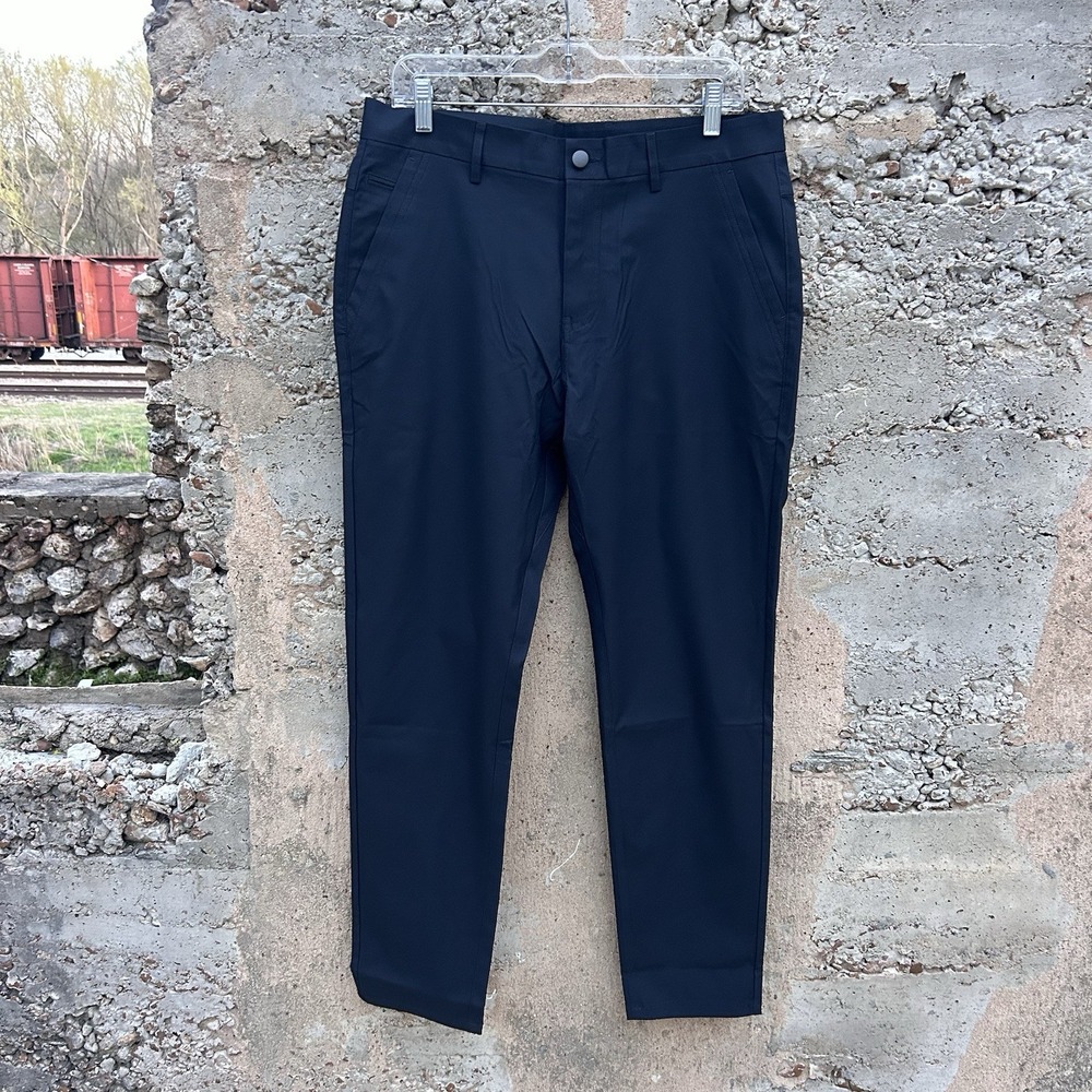 Marcus Pierce Men's Golf Tech Pants NWOT 5 Pocket Chinos Black 33x32